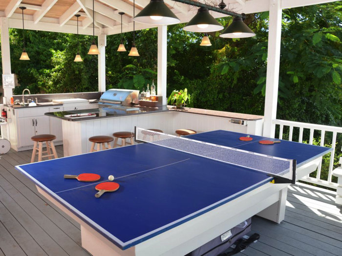 Enjoy a game of table tennis in the billiard porch